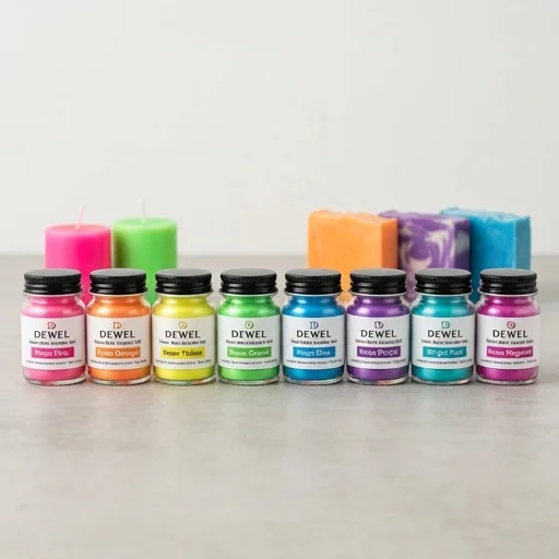 DEWEL Neon Mica Powder Set