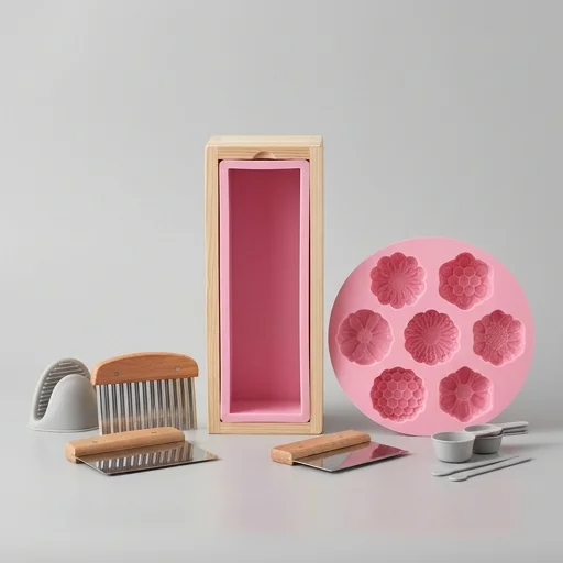 Funshowcase Silicone Soap Mold Set